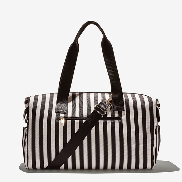 Alice + Olivia Handbags - NEW Alice + Olivia Duffle (Weekender) Bag in Positano Stripe